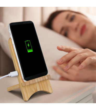 Bamboo Wireless Charging Stand