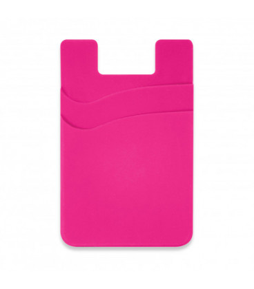 Dual Silicone Phone Wallet - Full Colour