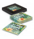 Venice Glass Coaster Set of 4 Square - Full Colour