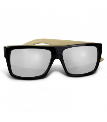 Maui Mirror Lens Sunglasses - Bamboo