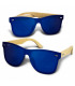 Ryder Mirror Lens Sunglasses - Bamboo