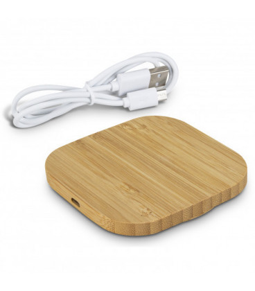 Vita Bamboo Wireless Charger - Square