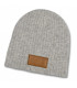 Nebraska Heather Cable Knit Beanie With Patch