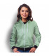 Custom Womens Sports Zipped Hoodie