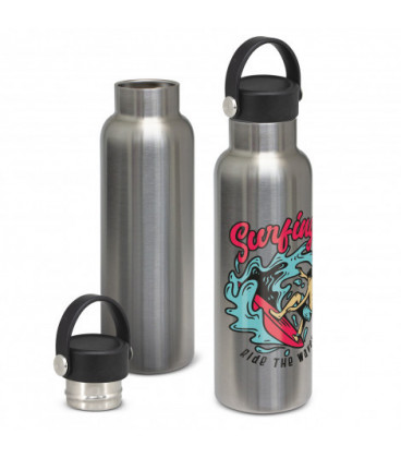 Nomad Vacuum Bottle Stainless - Carry Lid