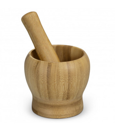 NATURA Bamboo Mortar and Pestle