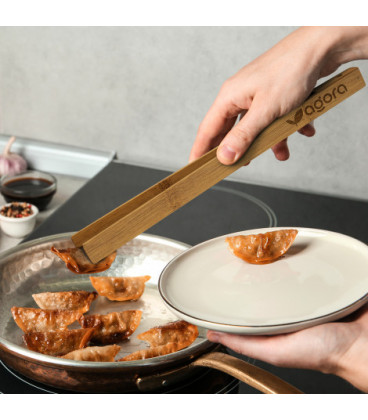 NATURA Bamboo Serving Tongs