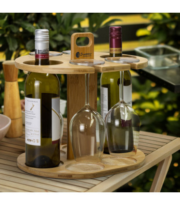 Bamboo Wine Rack