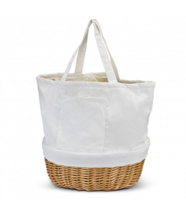 Keepsake Wicker Tote Bag