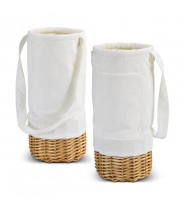 Keepsake Wicker Wine Carrier