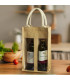 Serena Jute Double Wine Carrier