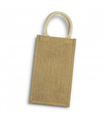 Serena Jute Double Wine Carrier