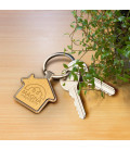 Santo House Shaped Key Ring