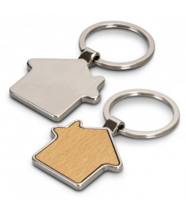 Santo House Shaped Key Ring