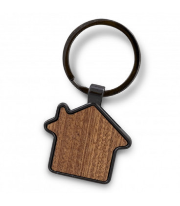 Santo House Shaped Key Ring