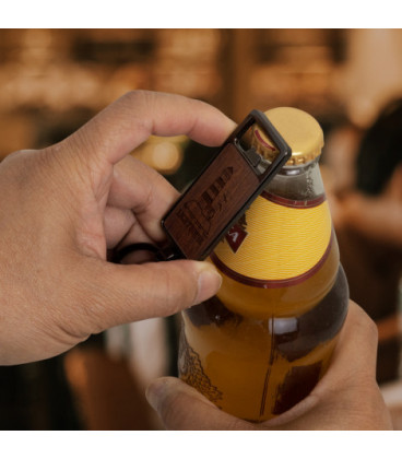 Santo Bottle Opener Key Ring