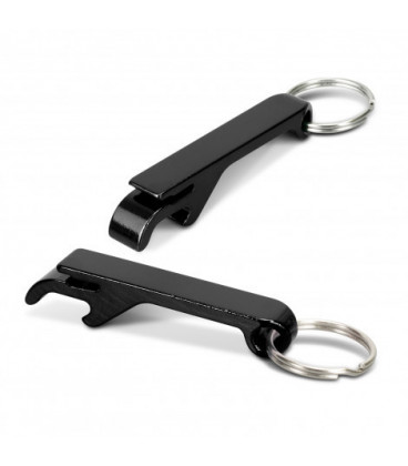 Snappy Metal Bottle Opener Key Ring