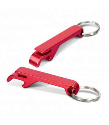 Snappy Metal Bottle Opener Key Ring