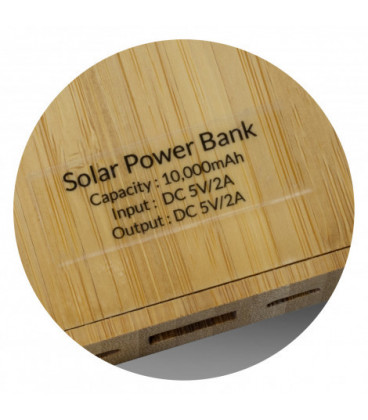 NATURA Bamboo Solar Power Bank