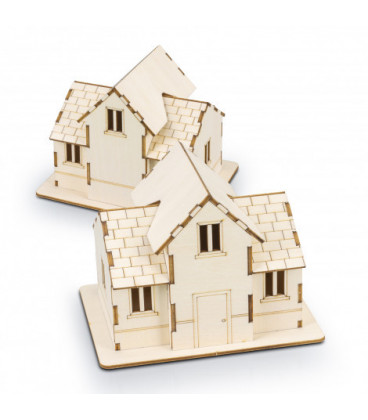 BRANDCRAFT House Wooden Model