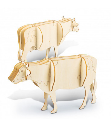 BRANDCRAFT Cow Wooden Model