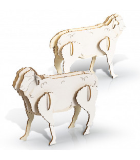BRANDCRAFT Sheep Wooden Model