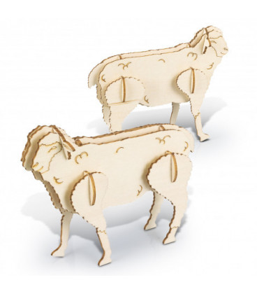 BRANDCRAFT Sheep Wooden Model