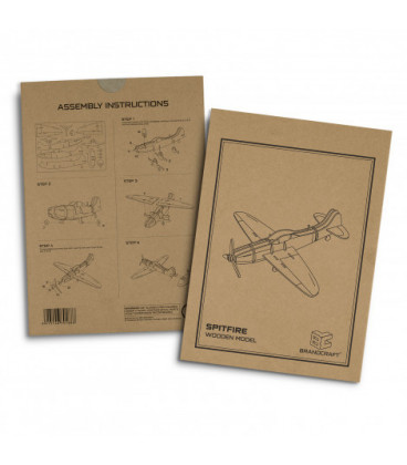 BRANDCRAFT Spitfire Wooden Model