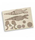 BRANDCRAFT Tyrannosaurus Rex Wooden Model