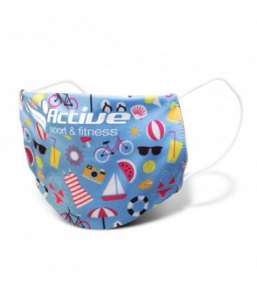 Reusable Face Mask Full Colour - Small