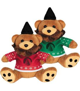Ugly Sweater 6" Hipster Bear