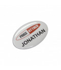 Button Badge Oval - 65 x 45mm