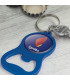 Chevron Bottle Opener Key Ring