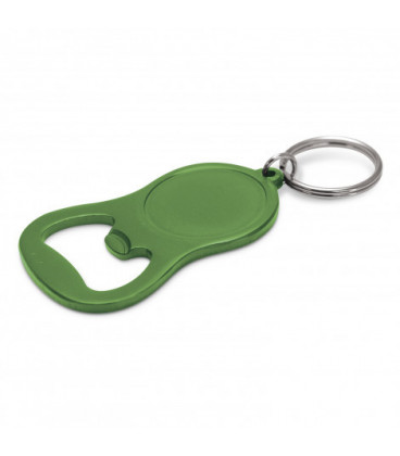 Chevron Bottle Opener Key Ring