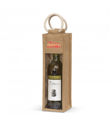 Serena Jute Wine Carrier