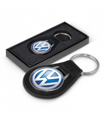 Baron Leather Key Ring - Round