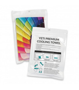 Yeti Premium Cooling Towel - Full Colour - Pouch